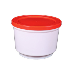 Disposable Dessert Bowl With Lid Round Plastic Microwave Safe For <b>Sweet</b> Soup Jelly Pudding Double Skin Milk 430ml - Product Image 1