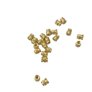 100 Inserti Filettati In Ottone Per Plastica M3x3.0 - SONIC-LOK SL-B-M3X3.0, Knurl Heat Set