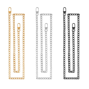 High-End <b>Bag</b> Accessories Flat <b>Bag</b> Chain Metal <b>Strap</b> Single Shoulder Crossbody or Lantern <b>Replacement</b> for Needlework - Product Image 1