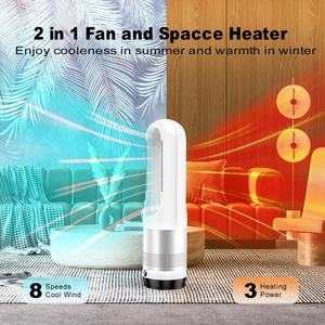Ventilateur tour sans pales intelligent de haute qualité à télécommande, puissant, sur pied, pour chambre et bureau, idéal pour l'été et la maison - Product Image 6