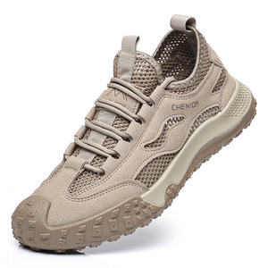 Doroque <b>Men's</b> Safety <b>Shoes</b> Breathable Mesh Low <b>Heel</b> Rubber Outsole Sports Casual Hiking <b>Shoes</b> - Product Image 5