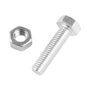 Tùy Chỉnh Dịch Vụ Metric Đầy Đủ Chủ Đề M12 Nhôm Hex Bu Lông Với Hạt - Product Image 2