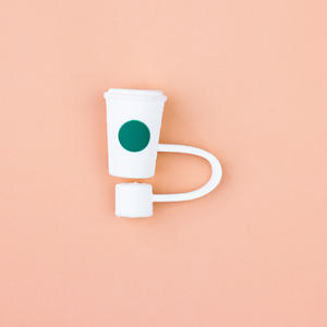 Topper de <span class=keywords><strong>paja</strong></span> para beber, cubiertas decorativas antipolvo de PVC con diferentes estilos y colores - Product Image 3