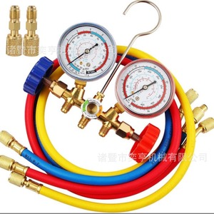 536 Refrigerant <b>Gauge</b> Kit R134A R22 Dual Pressure <b>Gauges</b> For Automotive Air Conditioning System - Product Image 1