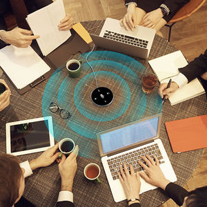 Micrófono y Altavoz USB Omnidireccional de Condensador, Profesional, de Escritorio, Metálico, con Cable, OEM Q5 - Product Image 5