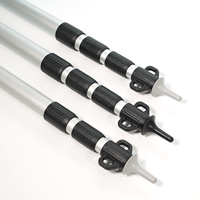 Poteaux de tente OEM personnalisés pour auvent, abri en bâche, tente extérieure, poteaux de camping anodisés, tiges de tente de plage et de randonnée