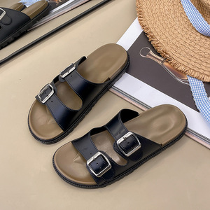 Nuovo Design <span class=keywords><strong>Ciabatte</strong></span> <span class=keywords><strong>Estive</strong></span> da <span class=keywords><strong>Donna</strong></span> Personalizzate con Punta Aperta, Fibbia in Sughero Stile <span class=keywords><strong>Birkenstock</strong></span> e Suola Comoda - Product Image 3