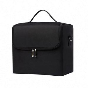 Sac de toilette professionnel en tissu Oxford polyester imperméable grande capacité pour maquillage et voyage transfrontalier – Vente en gros - Product Image 1