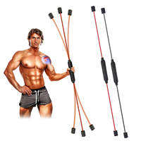 Bâton d'entraînement multifonctionnel, équipement de sport pour adultes, barre de flexion vibrante, bâton élastique de fitness
