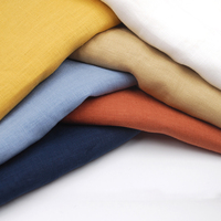 Tissu de Lin Pur 100%, Personnalisé, Haute Qualité, Organique, Français, Uni, Blanc, Lavé, Doux, Prêt à l'Emploi, Matériau de Vêtement en Gros de Chine