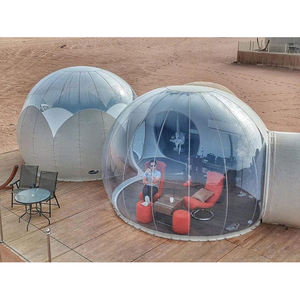 Suite de Lujo Inflable de 3 Habitaciones con Techo Transparente, Tipo Logde, con Baño y Ventilador Silencioso para Glamping en Resorts, Hotel de Tiendas de Burbujas - Product Image 2