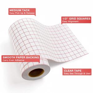 Ruban de transfert MR.R <span class=keywords><strong>pour</strong></span> vinyle, adhérence moyenne, rouge, <span class=keywords><strong>pour</strong></span> vinyle adhésif, <span class=keywords><strong>pour</strong></span> Silhouette Cameo, <span class=keywords><strong>pour</strong></span> autocollants, enseignes, fenêtres - Product Image 2