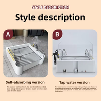 Toilette automatique intelligente de luxe pour chien avec nettoyage par induction et respectueuse de l'environnement pour les chiens de petite et moyenne taille
