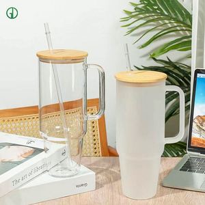 Mug en verre élégant de 32 oz avec poignée pour les conducteurs professionnels en déplacement - Product Image 6