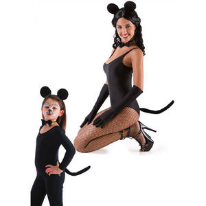 Set di Accessori per Topo con Fascia per la Testa, Coda e Papillon - Product Image 1