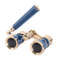 3X25 Metal Porro FMC Opera Glass Binoculars Multi-Coated Lenses Mini High-Definition High-Magnification for Concert Stage