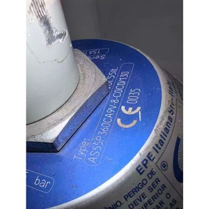 Acumulador Stauff de 30 L Tipo Sac, Gas Hidráulico, 10 Bares, Acero al Carbono, Hecho en Alemania - Product Image 2