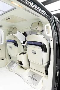 Tavolino Multifunzionale Pieghevole di Lusso Maybach Modificato con Portabicchieri e Vano Portaoggetti Centrale per <span class=keywords><strong>Mercedes</strong></span> Benz Vito Classe V Metris W447 W448 - Product Image 4