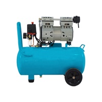 Compresseur d'air industriel sans huile 220V AC Power Durable Mini grande tête de bonne qualité Piston Portable refroidi par air-Excellent pour