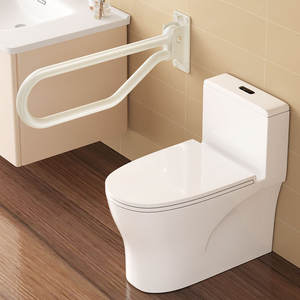 Grandes portes coulissantes en verre anti-dérapantes fenêtres ventouses en plastique sans marques de perçage poignées mains courantes de salle de bain - Product Image 2