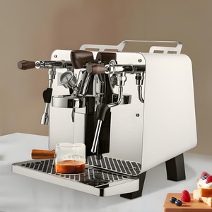Cafetera Italiana de Doble Modo de Suministro de Agua de Calidad Superior, Cafetera Semiautomática para Cappuccino y Espresso, de Alta Calidad, de Grano a Taza - Product Image 4