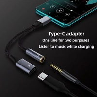 Adaptateur de chargeur de type C vers audio auxiliaire 3,55 mm femelle pour smartphone, prix d'usine
