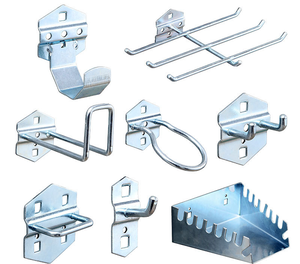 Ağır sanayi uygulamaları için kare delikli delikli delikli paneller aracı ekran kancaları ile çelik çok fonksiyonlu <span class=keywords><strong>Pegboard</strong></span> - Product Image 3