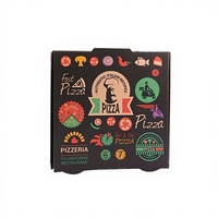 Boîte d'emballage pour pizza en carton imprimé de 10, 12, 14, 15, 16, 18 pouces, boîte d'emballage en carton ondulé personnalisée pour les petites entreprises