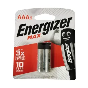 Fornecedor de fábrica na China de alta qualidade, baterias aaa de carbono 1.5v para Energizer, bateria de venda por atacado