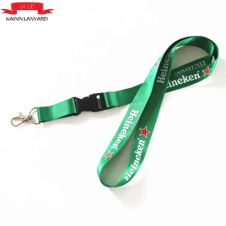 Nylon Lanyard Met Aangepaste Logo, Zeefdruk Nylon Keycord