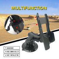 Commountain mic shockmount 1 pouce diamant montage boule connecteur selle montage microphone radio talkie-walkie support pour ram