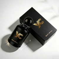Flacons de parfum en verre cylindriques de luxe YC avec couvercles, boîtes d'emballage personnalisables avec logo - 30 ml/50 ml/100 ml