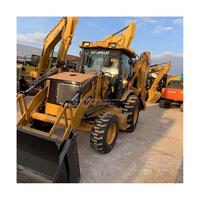 Loader Roda Caterpillar Bekas Berkualitas Tinggi CAT 416E 420F 420E 420F2 428F 6 Ton untuk Konstruksi