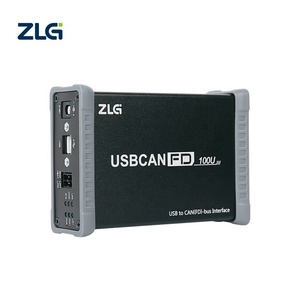 ZLG USBCANFD-100U การ์ดเชื่อมต่อ USB เป็น CAN FD 1 ช่องสัญญาณ 2500VDC แบบแยกส่วน สำหรับอุตสาหกรรม เครื่องวิเคราะห์ CAN FD - Product Image 1