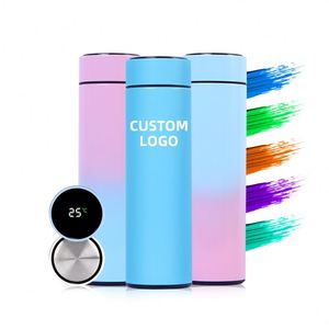 Customized 304 Stainless Steel Thermos Portable Double Wall Sealed Vacuum <b>Flasks</b> Led Digital Display Smart Water <b>Bottle</b> - Product Image 5