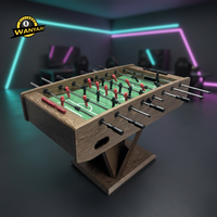 Table de baby-foot autoportante d'intérieur en ardoise et bois massif, design personnalisé, meilleure vente usine