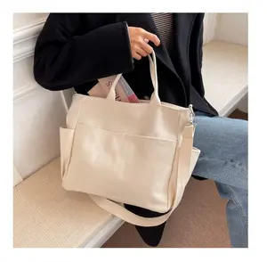 Холст, бездорожье, стильная сумка-тоут из высококачественных материалов, многофункциональная сумка для ноутбука для школьной работы, дорожная сумка