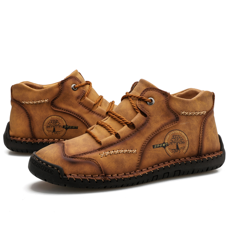 Мужские кожаные мокасины ручной работы, дышащие удобные лоферы, плоская подошва, дизайнерская обувь для прогулок, повседневные кроссовки