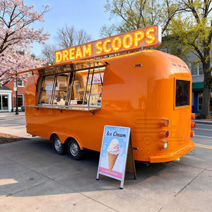 รถขายอาหารเคลื่อนที่ขนาดใหญ่ รถพ่วงขายอาหารเร็ว รถขายอาหารชวาร์มา พร้อมครัวครบชุดบนล้อ สำหรับขาย ตู้คอนเทนเนอร์ขนส่ง 18 ฟุต - Product Image 3