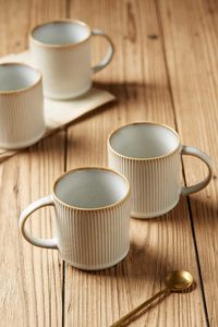 Tazza da caffè da 12 once con tazza di Catering a stella tazza con manico per caffè, tè, cacao, latte, Cappuccino bianco - Product Image 6