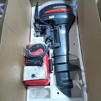 Motor Tempel 2 Tak 15HP Laris Manis, Mesin Kapal Enduro Marine Kompatibel dengan 6B4 E15DML