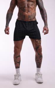 Calzoncillos Bóxer de Algodón con Estampado Negro para Hombre, Ropa Interior Masculina Transpirable, Suave y Cómoda, Cintura Elástica, Proveedor - Product Image 3