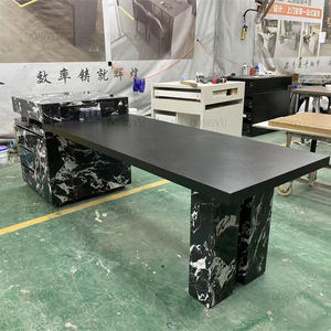 Высококачественные мраморные дизайнерские шкафы, кухонные островные Современные Столешницы, роскошные кухонные шкафы с мраморным дизайном - Product Image 2