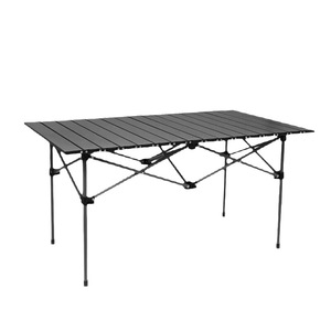 High Quality Portable Carbon Steel Folding Camping Picnic <b>Table</b> Modern Design for <b>Outdoor</b> Garden & Hotel Use L Size Popular - Product Image 1