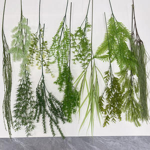 Commercio all'ingrosso della fabbrica artificiale singolo ramo lungo gambo bianco verde fiore di plastica verde per la decorazione di nozze della festa di casa - Product Image 2