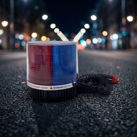 Auto-Sicherheitswarnleuchten JX06-3 Magnetische Deckenleuchten Reflektierende Stroboskop-Blitzlichter für Straßenverkehr