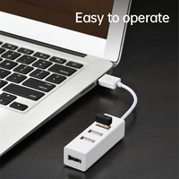 2026 Baru Mini 4-Port USB2.0 Hub USB Spliter Hub Adapter Kecepatan Tinggi Hub USB 2.0 Splitter Converter untuk PC Aksesori Komputer