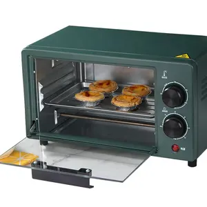 Griller-Mini horno eléctrico para freír electrones, tostador de vapor de Pizza, interruptor rotativo portátil, personalizado