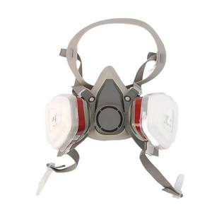 Masker Respirator <span class=keywords><strong>Gas</strong></span> wajah penuh, masker ceertification CE asli, dapat digunakan kembali - Product Image 2
