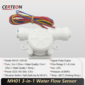Konektor Cepat <span class=keywords><strong>Inline</strong></span> 1/4 3/8 6 Kabel Hall Effect Multifungsi MH01 MH02 Sensor Aliran Air - Product Image 2